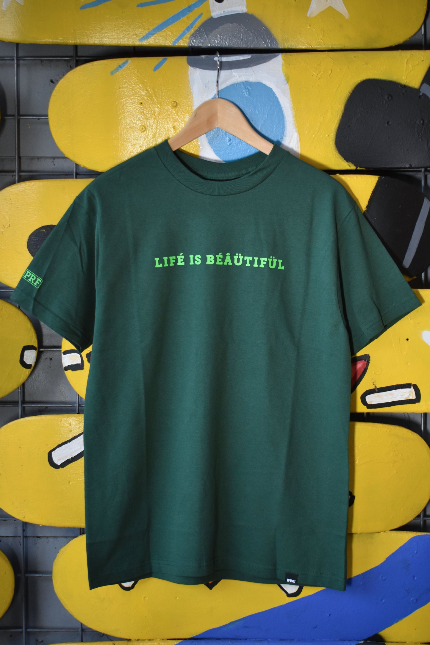 Pablo Life Is Beautiful Green Tee