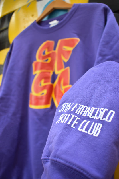 SFSC Purple Crewneck