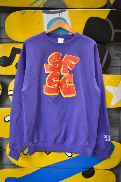 SFSC Purple Crewneck