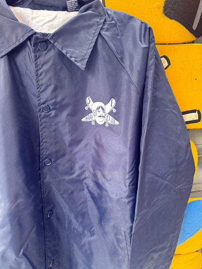 Mustache Man Navy Coaches Jacket