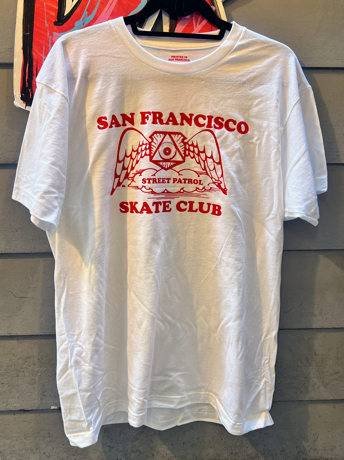 Skate Patrol White Tee