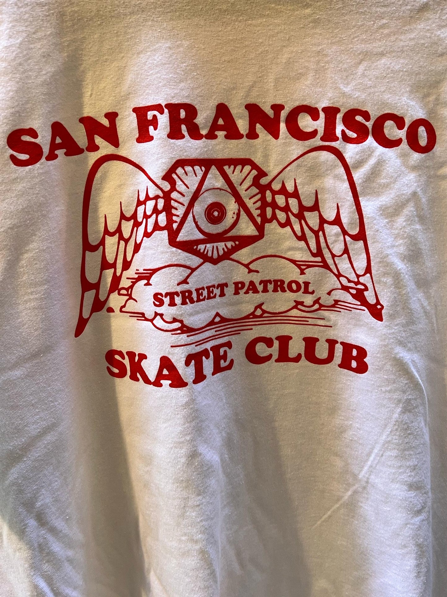 Skate Patrol White Tee